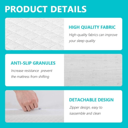 Queen Mattress, 8 Inch Memory Foam Mattress Gel Mattress Twin for Cool Sleep Pressure Relief, Medium Firm King Mattress CertiPUR-US