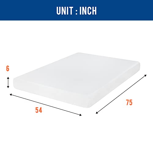 Full Mattress 6 inch Gel Memory Foam Mattress for Cool Sleep & Pressure  Relief, Medium Firm Mattresses CertiPUR-US Certified/Bed-in-a-Box/Pressure  Relieving Full Size