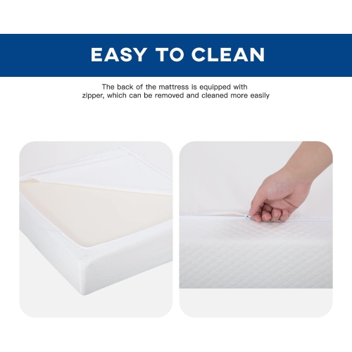 Twin Mattress 6 inch Gel Memory Foam Mattress for Cool Sleep & Pressure Relief, Medium Firm Mattresses CertiPUR-US Certified/Bed-in-a-Box/Pressure