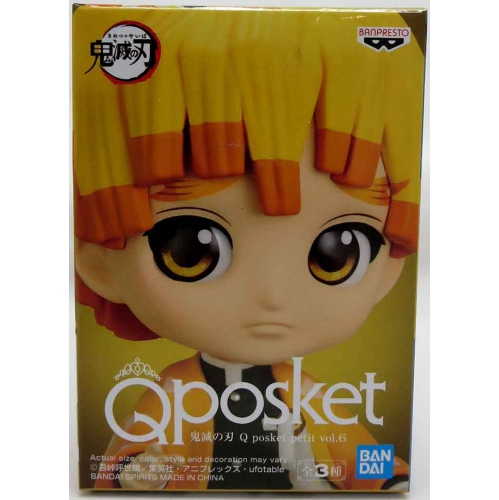 BANPRESTO  - Demon Slayer Q Posket Petit Vol.6 Zenitsu Agatsuma Statue [Collectables]