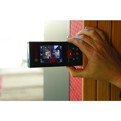 Bosch GLM400C Blaze Outdoor 400ft Bluetooth Connected Laser Measure with Camera and AA Batteries