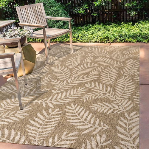 Nevis Palm Frond Indoor/Outdoor Area Rug