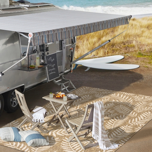 Nevis Palm Frond Indoor/Outdoor Area Rug