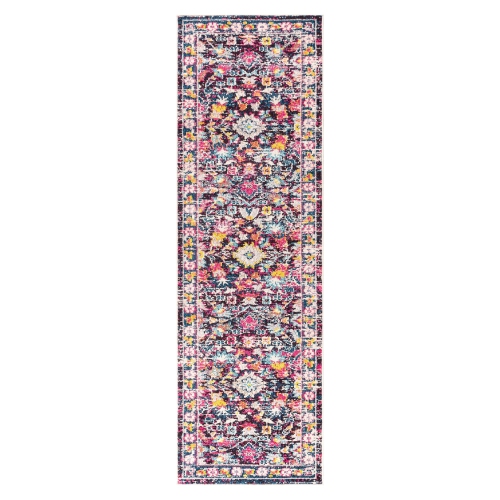 JONATHAN Y  Alfombra Modern Persian Boho Floral Area Rug