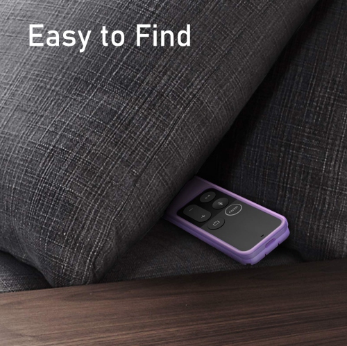 Protective Case for Apple TV 4K / HD Siri Remote - Honey Comb Lightweight Anti Slip Shockproof Silicone Cover for Apple TV 4K 5th/ 4th Gen Siri