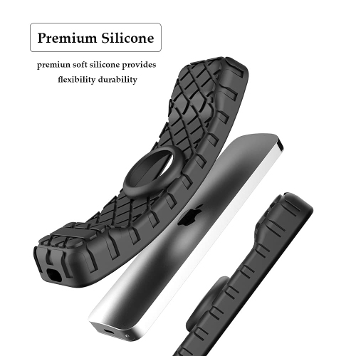 Remote Case for Apple Siri Remote,Anti-Lost Protective Anti-Slip Durable Silicon Shockproof Rubber Cover for Apple 4K HD TV Siri Remote (2nd