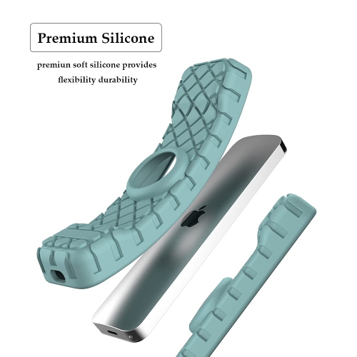 Remote Case for Apple Siri Remote,Anti-Lost Protective Anti-Slip Durable Silicon Shockproof Rubber Cover for Apple 4K HD TV Siri Remote (2nd