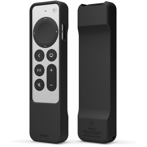 Étui de protection à distance en silicone pour Apple-tv 4k Remote 2021,  Noir