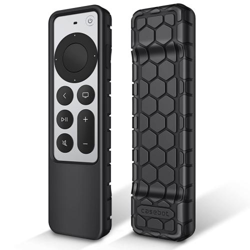 Protective Case for Apple TV Siri Remote 2021 2022 - Honey Comb Lightweight Anti Slip Shockproof Silicone Cover for Apple TV 4K / HD Siri Remote