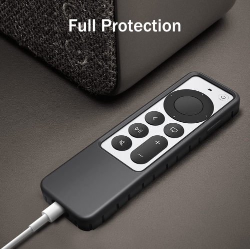 Protective Case for Apple TV Siri Remote 2021 2022 - Honey Comb Lightweight Anti Slip Shockproof Silicone Cover for Apple TV 4K / HD Siri Remote