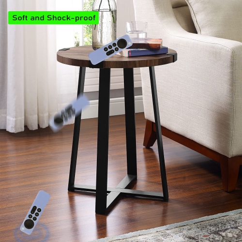 Glow Blue Remote Case Case Replacement for New Apple 4k TV 2021 Series 6 Generation / 6th Gen Remote Control, Siri 2nd Silicone Skin Glow in Dark