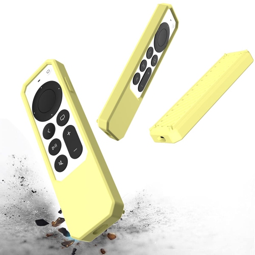 Protective Case for Siri Remote Control Anti-Slip Durable Silicone Shockproof Rubber Cover for Apple 4K HD TV Siri Remote Classic Design