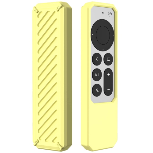 Protective Case for Siri Remote Control Anti-Slip Durable Silicone Shockproof Rubber Cover for Apple 4K HD TV Siri Remote Classic Design