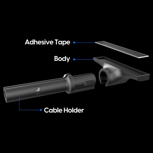 Micro Bungee : Drag-Free Wired Mouse Support - Super Compact Size - Keep Your Set up Clean - Attach it to Your Monitor - Get More Space