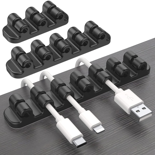Upgraded Cable Holder Clips, 3-Pack Cable Management Cord