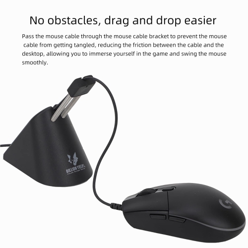 Gaming Mouse Bungee, Mouse Cord Holder and Cable Management Device