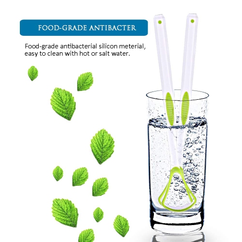 [Silicone souple] 3PCS Nettoyant pour grattoir à langue, racleurs oraux, ensembles de balais haut de gamme, outils pour la mauvaise haleine, trousses