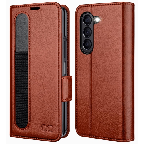 Samsung Galaxy Z Fold 5 5G Wallet Case with S Pen Holder, PU Leather Flip Folio Case with Card Slots RFID Blocking Kickstand Phone Case 7.6 Inch for