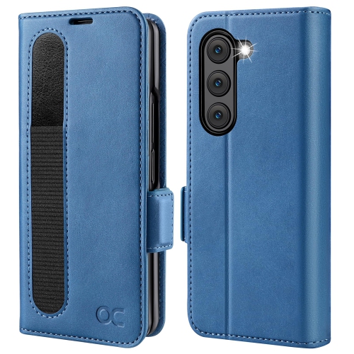 Samsung Galaxy Z Fold 5 5G Wallet Case with S Pen Holder, PU Leather Flip Folio Case with Card Slots RFID Blocking Kickstand Phone Case 7.6 Inch for