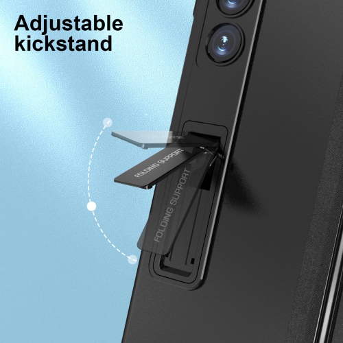 Samsung Galaxy Z Fold 5 Case with Magnetic Hinge Protection S Pen Holder Built-in Screen Protector Adjustable Stand, Camera Protection & Luxury