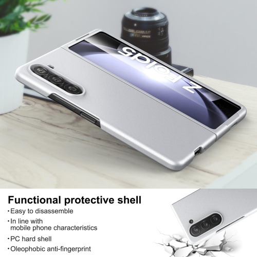 Case for Samsung Galaxy Z Fold 5,Thin Slim Fit Matte PC with Non-Slip Built in Screen Protector Full-Body Protection Built in Screen Protection Phone