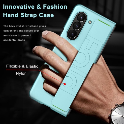 Samsung Galaxy Z Fold 5 Phone Case Women Men,Ultra Slim & Thin Shockproof Hard PC Matte Protective Case for Galaxy Z Fold 5 Strap Case,Samsung Z Fold