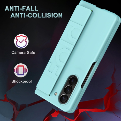 Samsung Galaxy Z Fold 5 Phone Case Women Men,Ultra Slim & Thin Shockproof Hard PC Matte Protective Case for Galaxy Z Fold 5 Strap Case,Samsung Z Fold