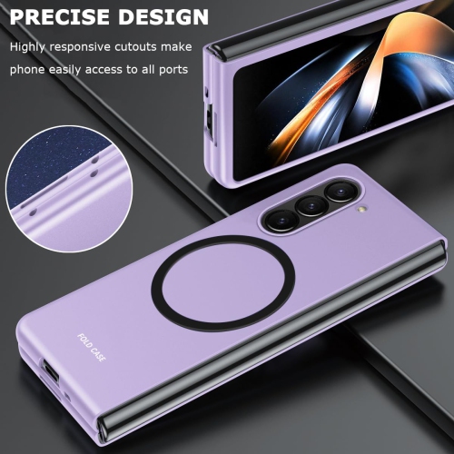 Samsung Galaxy Z Fold 5 Case Magnetic Wireless Charging,Ultra Slim & Lightweight Protective Case for Samsung Z Fold 5 Phone Case Thin,Samsung Galaxy
