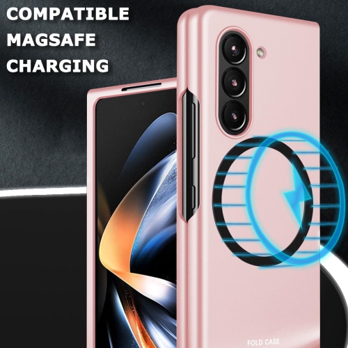 Samsung Galaxy Z Fold 5 Phone Case Wireless Charging,Compatible with Magsafe Wireless Charger Fold 5 Phone Case for Galaxy Z Fold 5 Slim Case