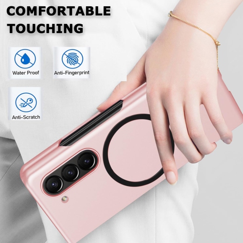 Samsung Galaxy Z Fold 5 Phone Case Wireless Charging,Compatible with Magsafe Wireless Charger Fold 5 Phone Case for Galaxy Z Fold 5 Slim Case