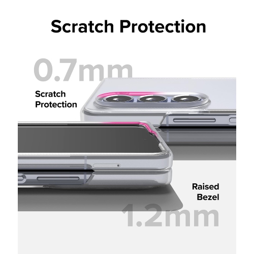 Slim Compatible with Samsung Galaxy Z Fold 5 5G Case, Translucent Anti-Fingerprint Solid Soft-Feel Coating Scratch Resistant Protective Cover - Matte
