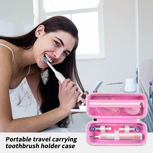 Toothbrush Travel Case Compatible with Oral-B Pro 1000, 2000, 3000, 3500, 1500/ for Philips Sonicare ProtectiveClean 4100 5100 Electric Toothbrush