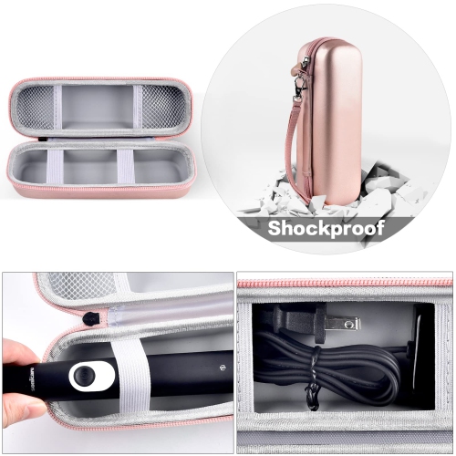 Case Compatible with Philips for Sonicare for ProtectiveClean 4100 5100 6100 6500 7500 Rechargeable Electric Toothbrush.Travel Holder Fits for Oral-B