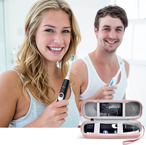Case Compatible with Philips for Sonicare for ProtectiveClean 4100 5100 6100 6500 7500 Rechargeable Electric Toothbrush.Travel Holder Fits for Oral-B