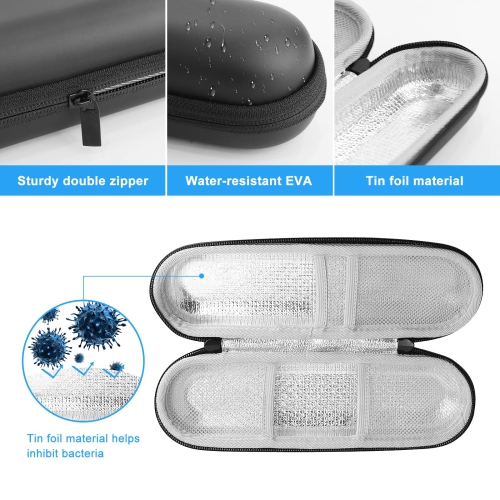 Étui de transport pour brosse à dents électrique pour Oral-B/Pro 1000 1500 5000 7000 6000 9600, Sonicare 4100 6100 5100 6500 7500 de Philips, étui