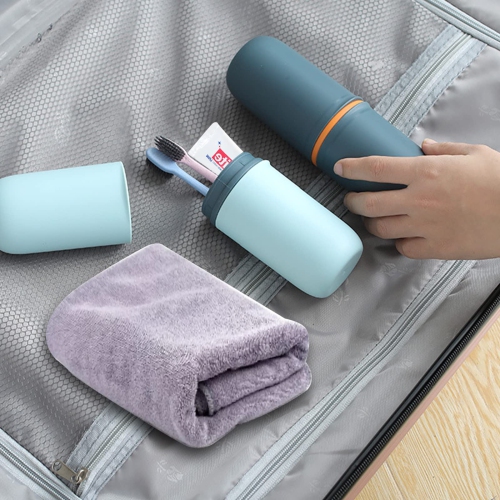 Portable Travel Toothbrush Cup Holder Multi-function Travel Cup Organizer Toothbrush Case and Carrier for Bathroom School Business Trip Wash Gargle