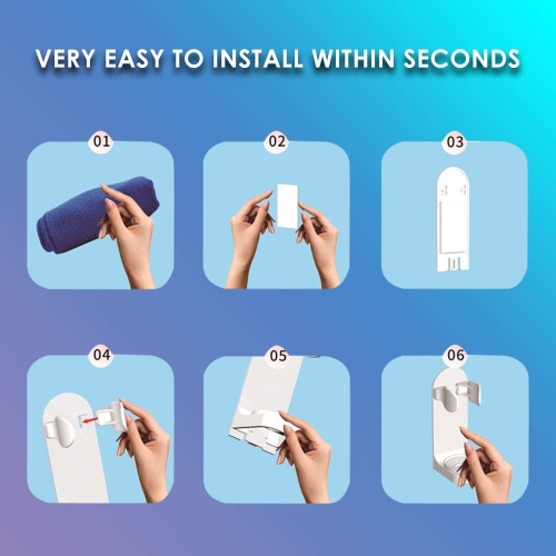 Upgraded Adhesive Electric Toothbrush Holder Wall Mounted Adjustable Toothpaste Organizer 4 Pack