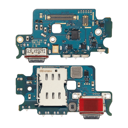 ESOURCE PARTS  Replacement Charging Port Board With Sim Card Reader Compatible for Samsung Galaxy S23 5G (S911U) (North American Version)