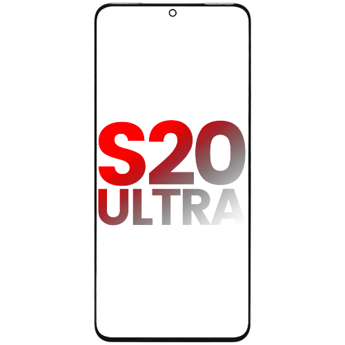 Replacement Front Glass With OCA Pre-Installed Compatible For Samsung Galaxy S20 Ultra
