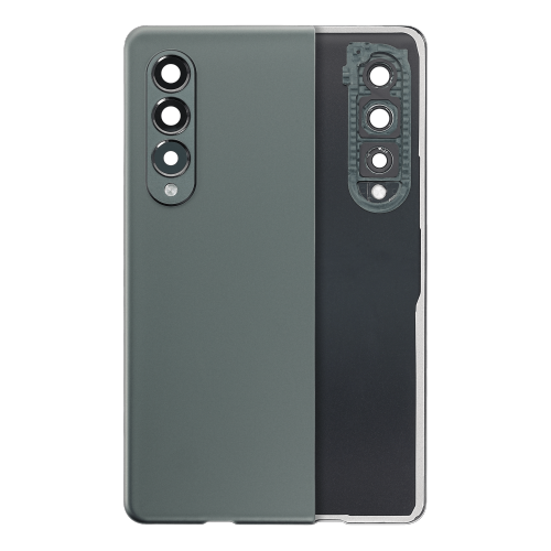 Replacement Back Cover Glass With Camera Lens Compatible For Samsung Galaxy Z Fold 3 5G (Phantom Green) (Aftermarket Plus)
