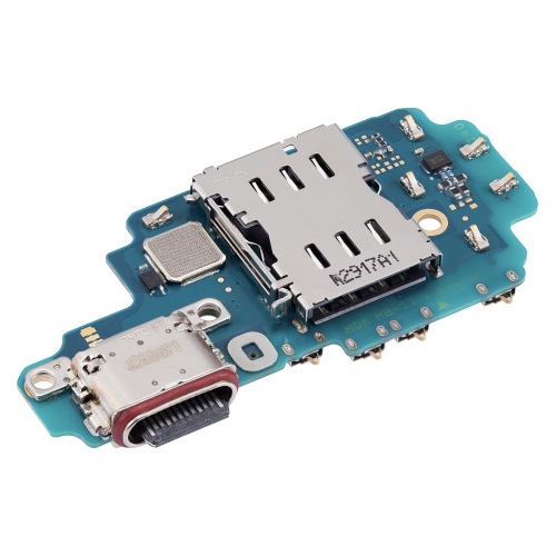 Replacement Charging Port Board With Sim Card Reader Compatible For Samsung Galaxy S23 Ultra 5G (North American Version)