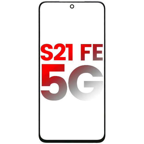 Replacement Front Glass With OCA Pre-Installed Compatible For Samsung Galaxy S21 FE 5G