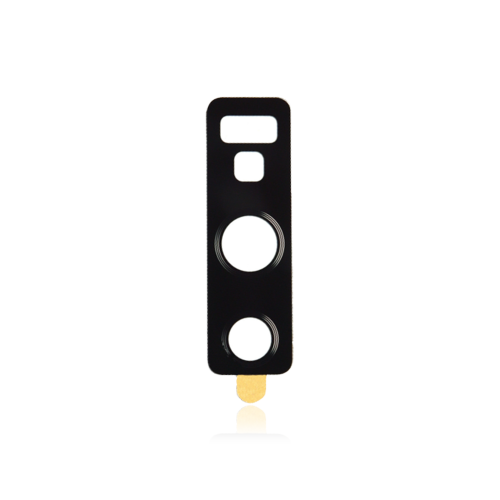 ESOURCE PARTS  Replacement Back Camera Lens With Adhesive Compatible for Samsung Galaxy Note 9 (10 Pack) (Midnight Black)