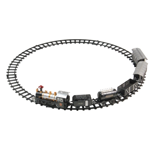 Ensemble de train noir animé classique de 17 pièces