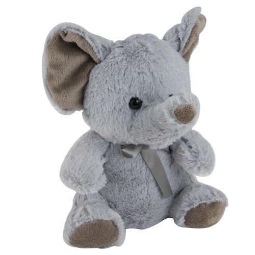 Pack of 4 Plush Sitting Bear, Elephant, Monkey and Panda Stuffed Animal Figures 9"