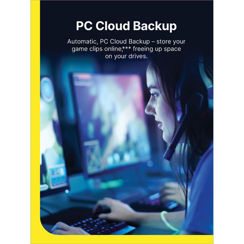 Norton 360 for Gamers - 3 Devices - 50GB Cloud Backup - 1-Year Subscription - Digital Download
