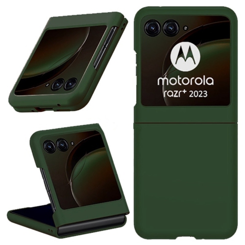 Étui rigide mince hybride antichoc pour Moto Razr+ plus/Razr 40 Ultra 2023 de Motorola, vert