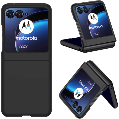 Étui rigide mince hybride antichoc pour Moto Razr+ plus/Razr 40 Ultra 2023 de Motorola, noir