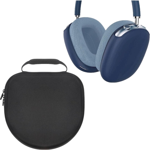 SAHARACASE  Travel Carry Case for Apple Airpods Max Kit Bundle With Airpods Max Covers - Black/blue