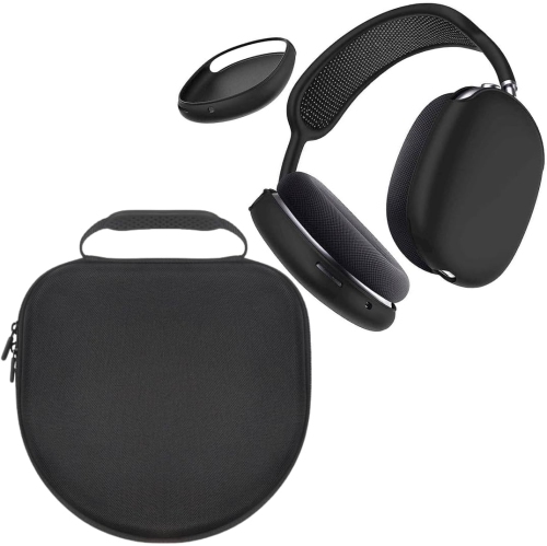 SAHARACASE  Travel Carry Case for Apple Airpods Max Kit Bundle With Airpods Max Covers - In Black